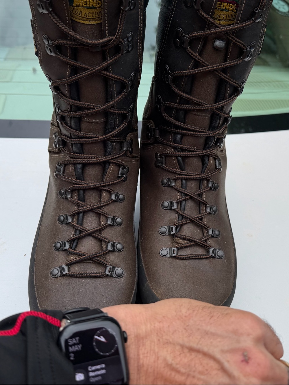 Meindl Brown Men's Waterproof Hiking Boots
